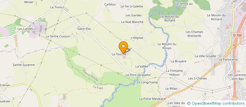 localisation de l'entreprise L'ECLOSION  LANFAINS