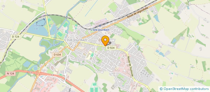 localisation de l'entreprise L'ECLOSION  L'ISLE-JOURDAIN