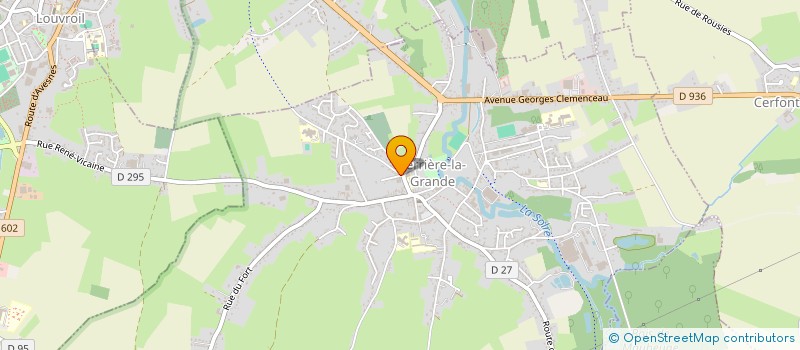 localisation de l'entreprise L'ECLOSION DE CELINE  FERRIERE-LA-GRANDE