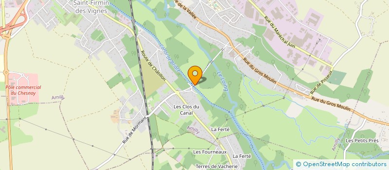 localisation de l'entreprise L ECLUSE à AMILLY