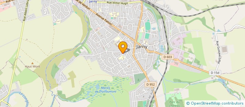 localisation de l'entreprise L'ECLUSE  JARNY