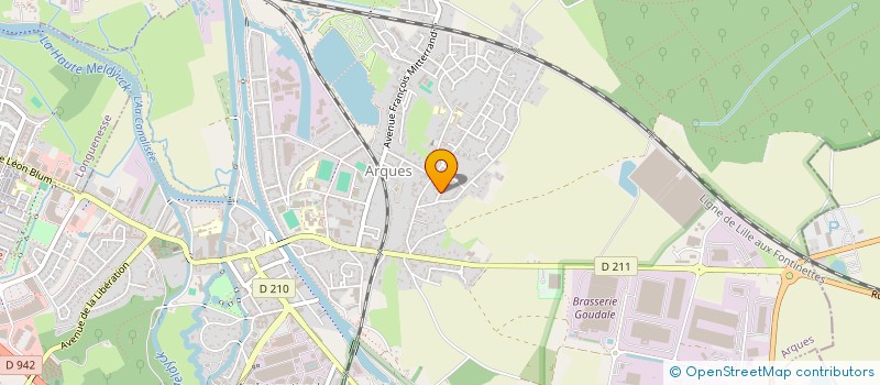 localisation de l'entreprise L'ECLUSE DU MARAIS  ARQUES