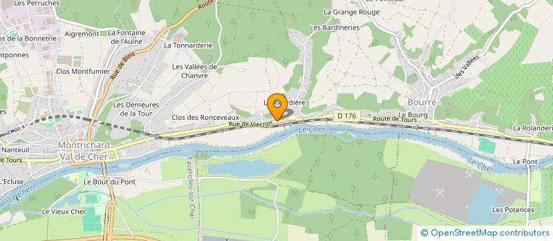 localisation de l'entreprise L'ECLUSON à MONTRICHARD-VAL-DE-CHER