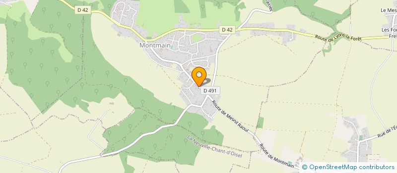 localisation de l'entreprise L ECO BOIS à MONTMAIN