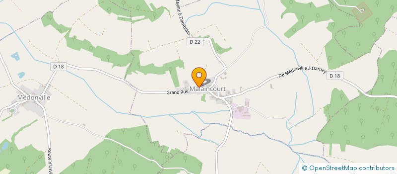 localisation de l'entreprise L'ECO DES MATIERES  MALAINCOURT