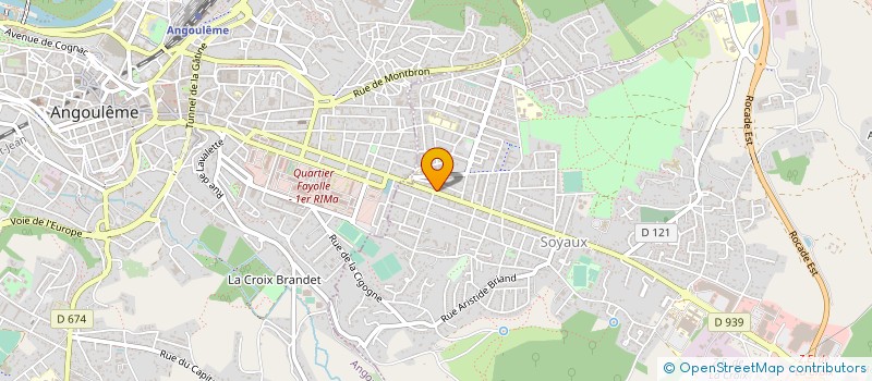localisation de l'entreprise L'ECO FUNERAIRE à SOYAUX