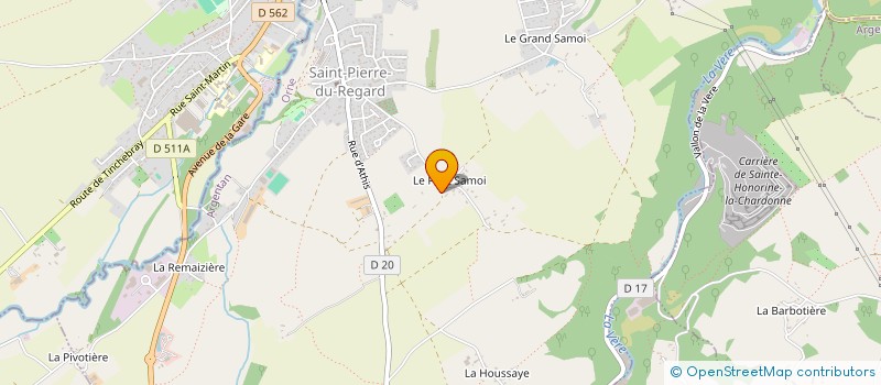 localisation de l'entreprise L'ECO-REFUGE DES MAX à SAINT-PIERRE-DU-REGARD