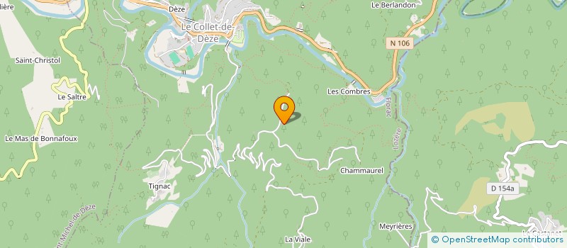 localisation de l'entreprise L ECO-RELAIS  VENTALON EN CEVENNES