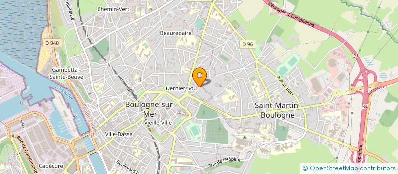 localisation de l'entreprise L'ECOBRICOLAGE DU BOULONNAIS  BOULOGNE-SUR-MER