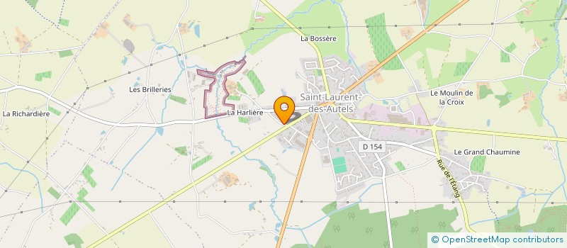 localisation de l'entreprise L'ECOCHERE  ANCENIS-SAINT-GEREON