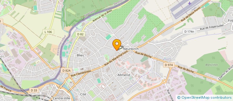 localisation de l'entreprise L'ECOLE à SARREGUEMINES