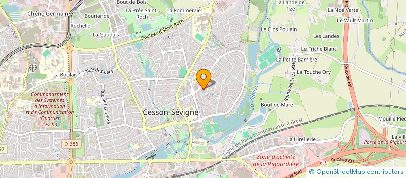 localisation de l'entreprise L'ECOLE ALIMENTAIRE à CESSON-SEVIGNE