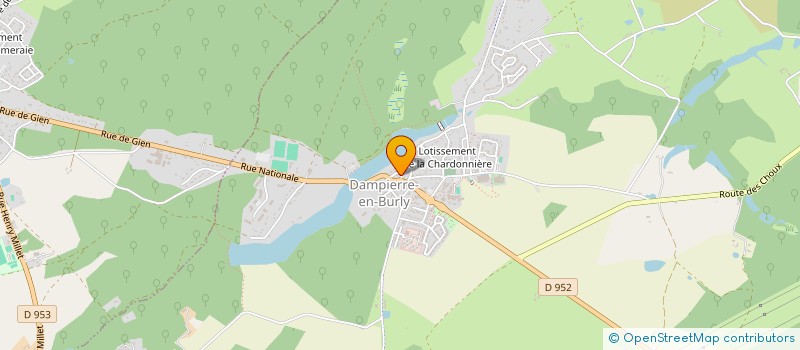 localisation de l'entreprise L'ECOLE ALTERNATIVE DU GIENNOIS à DAMPIERRE-EN-BURLY