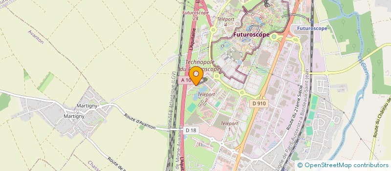 localisation de l'entreprise L'ECOLE ATYPIQUE  CHASSENEUIL-DU-POITOU