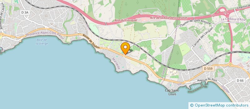 localisation de l'entreprise L'ECOLE BUISSONNANTE à LA CIOTAT