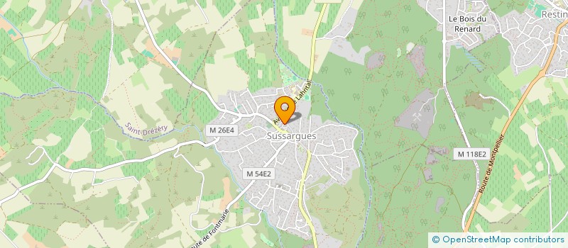 localisation de l'entreprise L ECOLE BUISSONNIERE à SUSSARGUES
