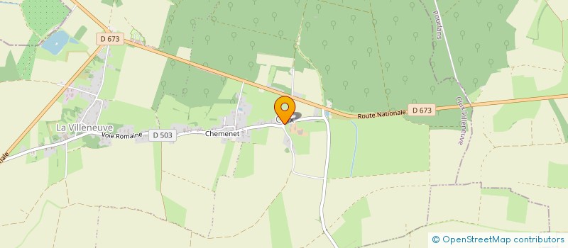 localisation de l'entreprise L'ECOLE BUISSONNIERE  CLUX-VILLENEUVE