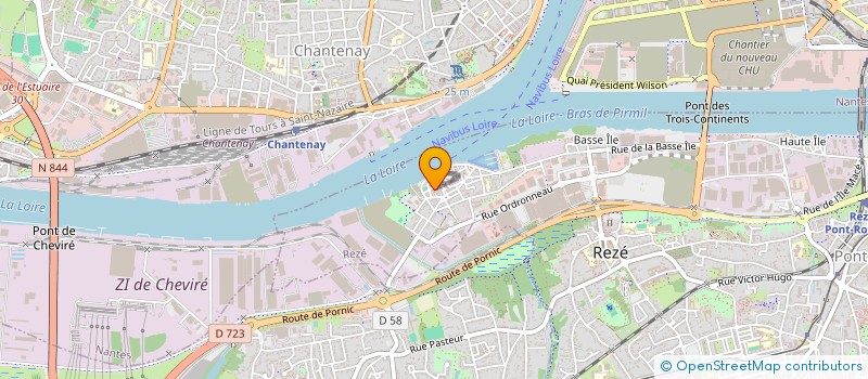 localisation de l'entreprise L'ECOLE BUISSONNIERE  REZE