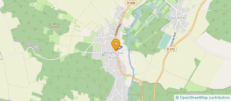 localisation de l'entreprise L'ECOLE BUISSONNIERE à MOIGNY-SUR-ECOLE