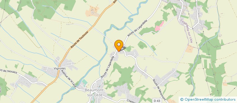 localisation de l'entreprise L'ECOLE BUISSONNIERE DE BEAUMONT SUR LEZE à BEAUMONT-SUR-LEZE
