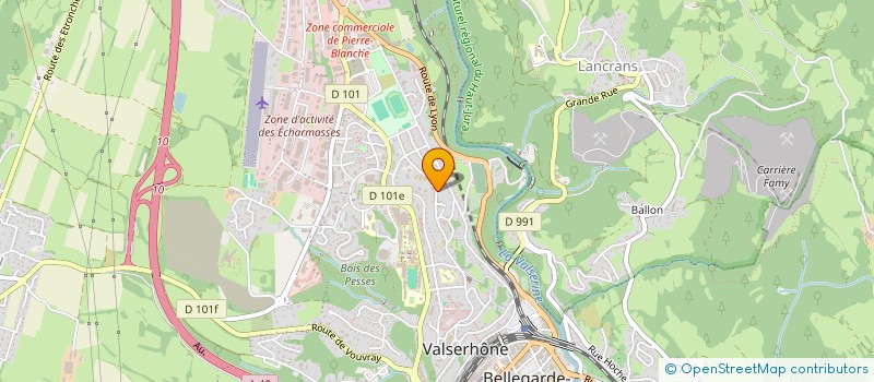 localisation de l'entreprise L'ECOLE D ESTHER à VALSERHONE