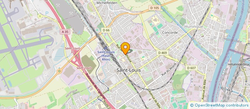 localisation de l'entreprise L'ECOLE DE CONDUITE STAR à SAINT-LOUIS