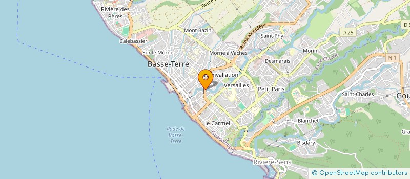 localisation de l'entreprise L ECOLE DE  L EXCELLENCE  BASSE-TERRE