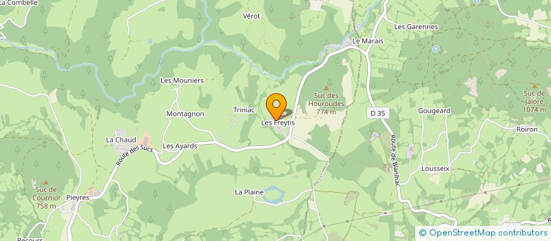 localisation de l'entreprise L ECOLE DE LA NATURE à BEAULIEU