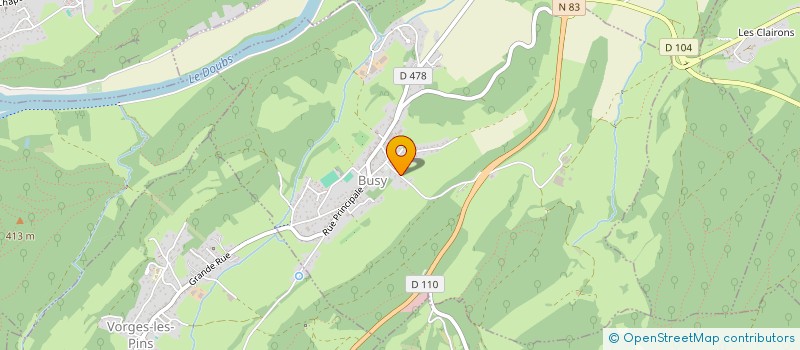 localisation de l'entreprise L'ECOLE DE LA VIE  BOUSSIERES