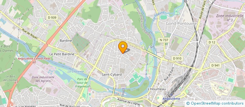 localisation de l'entreprise L'ECOLE DE LANGUE DES SIGNES FRANCAISE à ANGOULEME