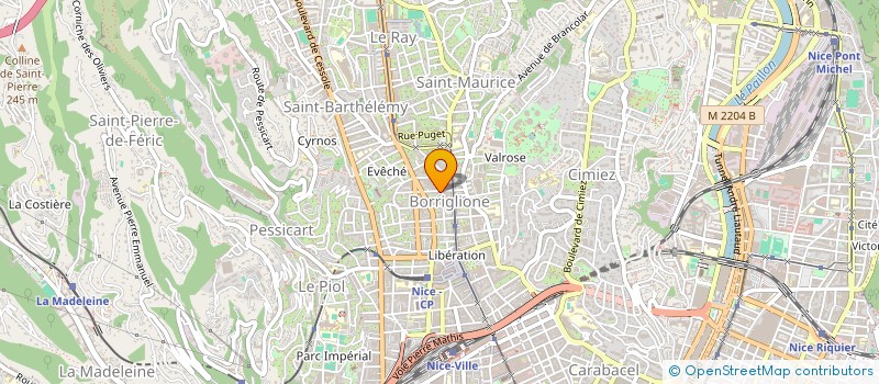 localisation de l'entreprise L'ECOLE DE MARIE à NICE