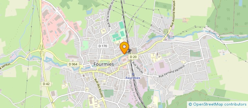 localisation de l'entreprise L'ECOLE DE SAUVETAGE FOURMISIENNE à FOURMIES