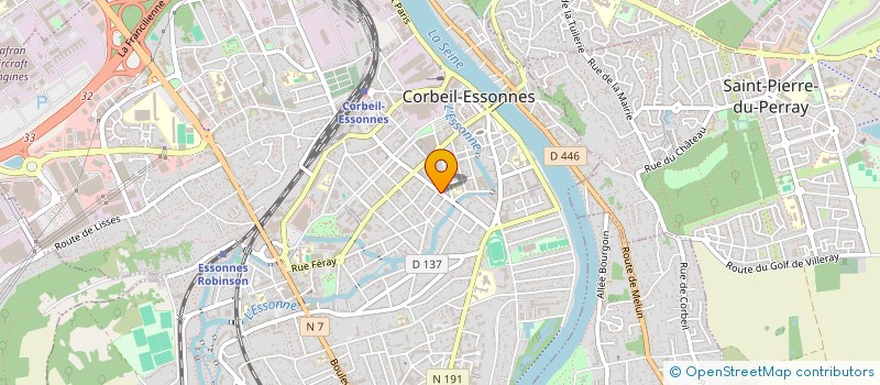 localisation de l'entreprise L'ECOLE DES CHATS à CORBEIL-ESSONNES
