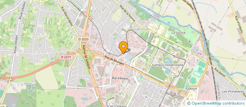 localisation de l'entreprise L'ECOLE DES COACHS HOLDING à OLIVET