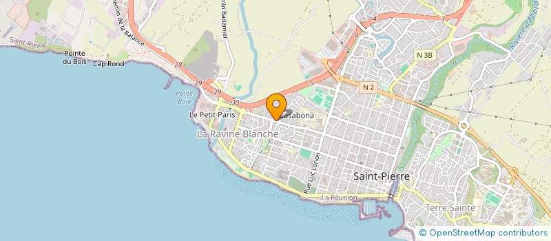 localisation de l'entreprise L'ECOLE DES CREATEURS à SAINT-PIERRE