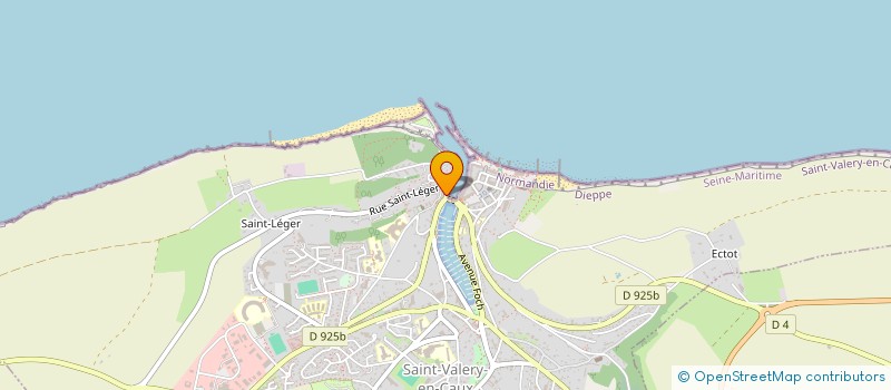 localisation de l'entreprise L ECOLE DES CROISIERES D ALBATRE  SAINT-VALERY-EN-CAUX