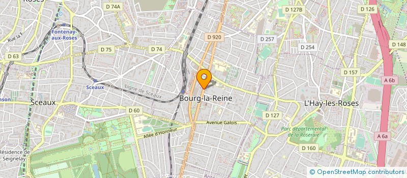 localisation de l'entreprise L'ECOLE DES GEMMES à BOURG-LA-REINE