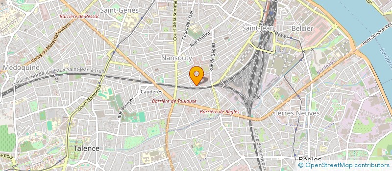 localisation de l'entreprise L'ECOLE DES JARDINS à BORDEAUX