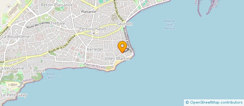 localisation de l'entreprise L'ECOLE DES MOUSSES  SAINT-NAZAIRE