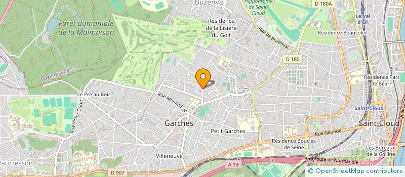 localisation de l'entreprise L ECOLE DES ORATEURS (EDO)  GARCHES