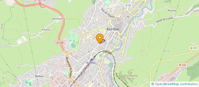 localisation de l'entreprise L'ECOLE DES PARENTS ET DES EDUCATEURS à AURILLAC
