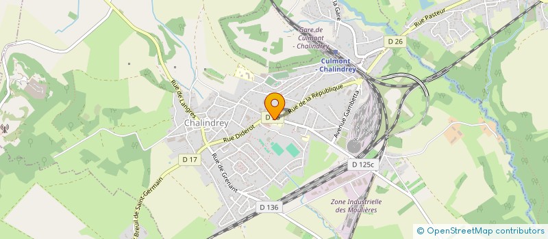 localisation de l'entreprise L'ECOLE DES PETITS SORCIERS à CHALINDREY