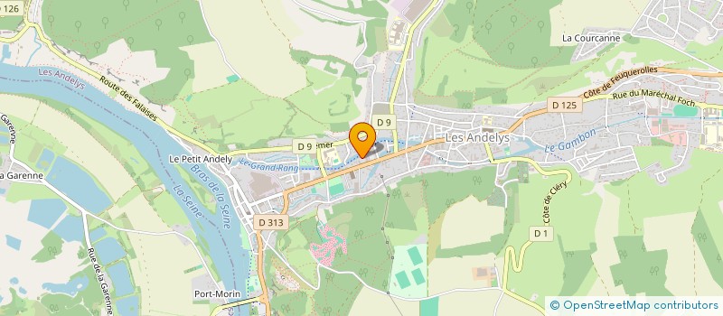 localisation de l'entreprise L'ECOLE DES ROUTIERS à LES ANDELYS