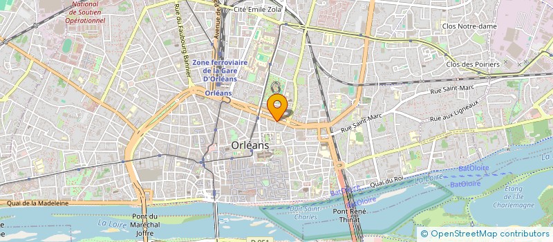 localisation de l'entreprise L'ECOLE DES SALES GOSSES à ORLEANS