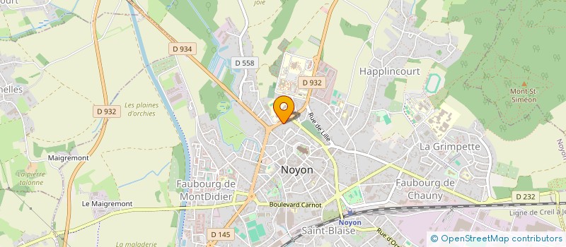 localisation de l'entreprise L' ECOLE DES SONS  NOYON