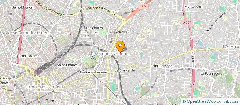 localisation de l'entreprise L ECOLE DES TROIS SOUPLESSES à MARSEILLE