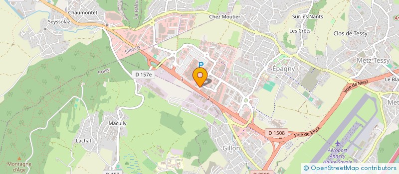 localisation de l'entreprise L'ECOLE DOREE  EPAGNY METZ-TESSY