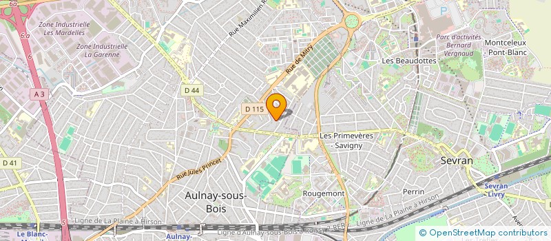 localisation de l'entreprise L'ECOLE DU CHAT LIBRE D'AULNAY SOUS BOIS à AULNAY-SOUS-BOIS
