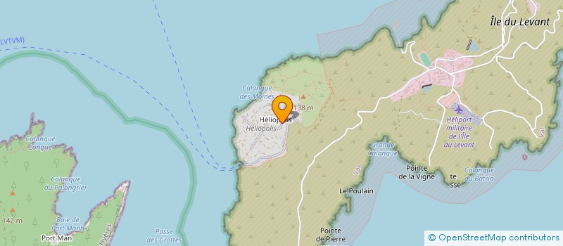 localisation de l'entreprise L'ECOLE DU CHAT LIBRE D'HELIOPOLIS  HYERES