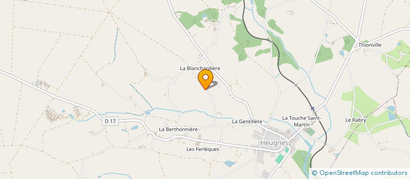 localisation de l'entreprise L ECOLE DU CHAT LIBRE DE L INDRE à HEUGNES